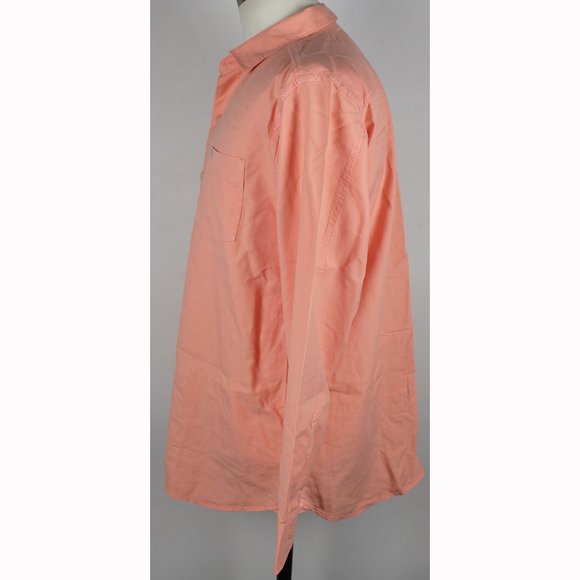Tommy Bahama Island Twill Shirt MD Salmon - Picture 3 of 5